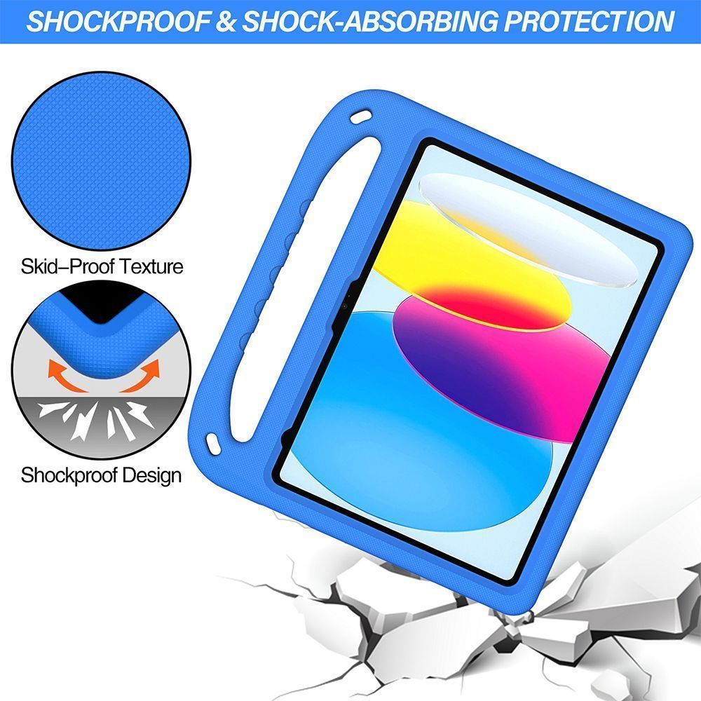 Θήκη Tablet Sonique Jazzy Kidsafe με Χειρολαβή για Apple iPad 10th Gen 10.9" (2022) Μπλέ
