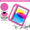 Θήκη Tablet Sonique Jazzy Kidsafe με Χειρολαβή για Apple iPad 10th Gen 10.9" (2022) Φούξια