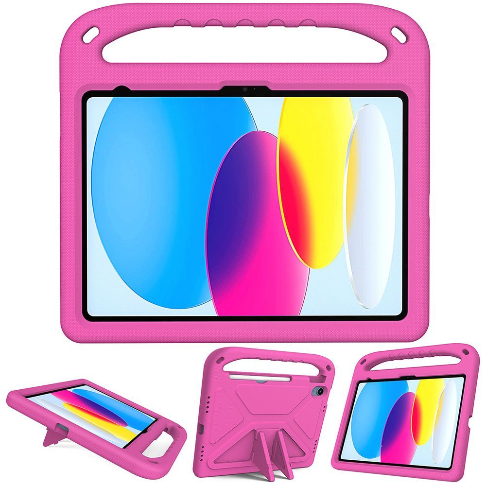 Θήκη Tablet Sonique Jazzy Kidsafe με Χειρολαβή για Apple iPad 10th Gen 10.9" (2022) Φούξια