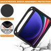 Θήκη Tablet Sonique Jazzy Kidsafe με Χειρολαβή για Samsung Galaxy Tab S9+12.4" / Galaxy TabS10+ 12.4" / Galaxy S9 FE+ 12.4" Μαύρο