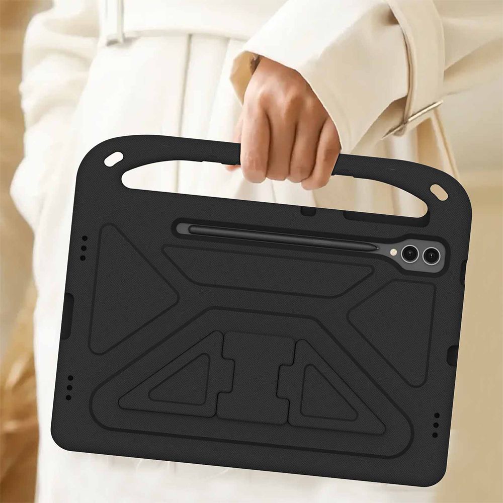 Θήκη Tablet Sonique Jazzy Kidsafe με Χειρολαβή για Samsung Galaxy Tab S9+12.4" / Galaxy TabS10+ 12.4" / Galaxy S9 FE+ 12.4" Μαύρο