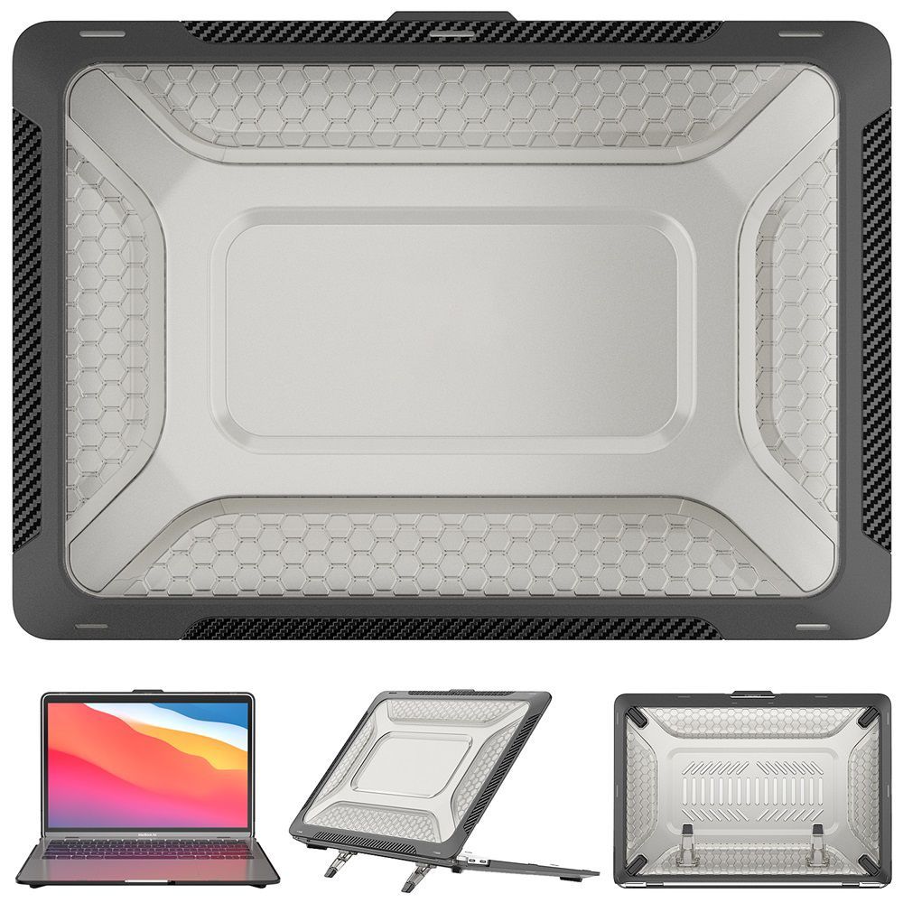 Θήκη για MacBook Sonique Icy Guardian με Βάση Στήριξης Apple MacBook Air 13" 2018/2020 Μαύρο