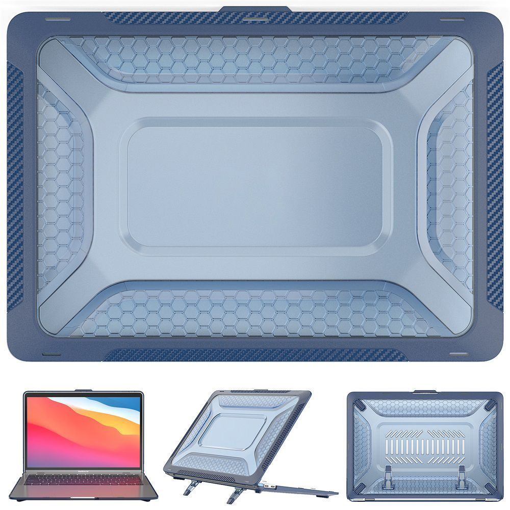 Θήκη για MacBook Sonique Icy Guardian με Βάση Στήριξης Apple MacBook Air 13" 2018/2020 Μπλέ