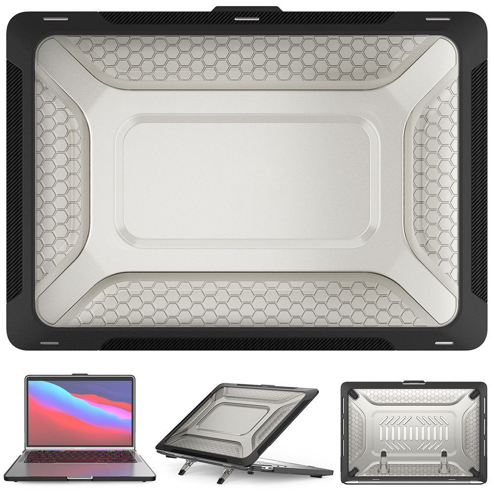 Θήκη για MacBook Sonique Icy Guardian με Βάση Στήριξης Apple MacBook Pro 13" 2018/2020/2022 Μαύρο