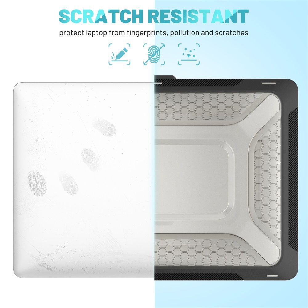 Θήκη για MacBook Sonique Icy Guardian με Βάση Στήριξης Apple MacBook Pro 13" 2018/2020/2022 Μαύρο