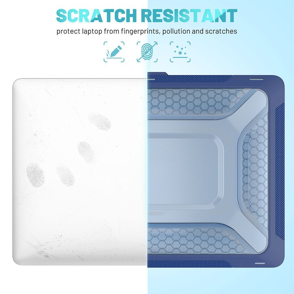 Θήκη για MacBook Sonique Icy Guardian με Βάση Στήριξης Apple MacBook Pro 13" 2018/2020/2022 Μπλέ
