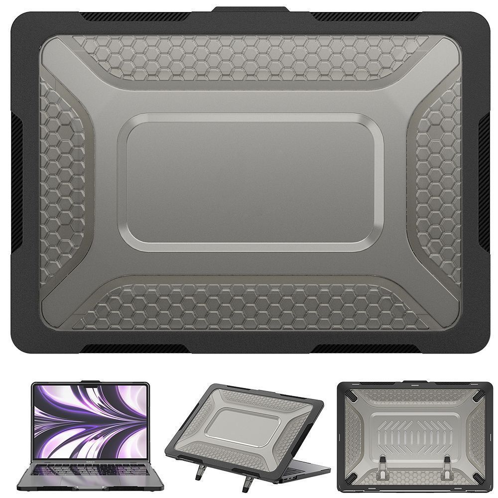 Θήκη για MacBook Sonique Icy Guardian με Βάση Στήριξης Apple MacBook Air 13.6" 2022 Μαύρο