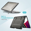 Θήκη για MacBook Sonique Icy Guardian με Βάση Στήριξης Apple Mac Book Pro 14" 2021/2023 Μαύρο