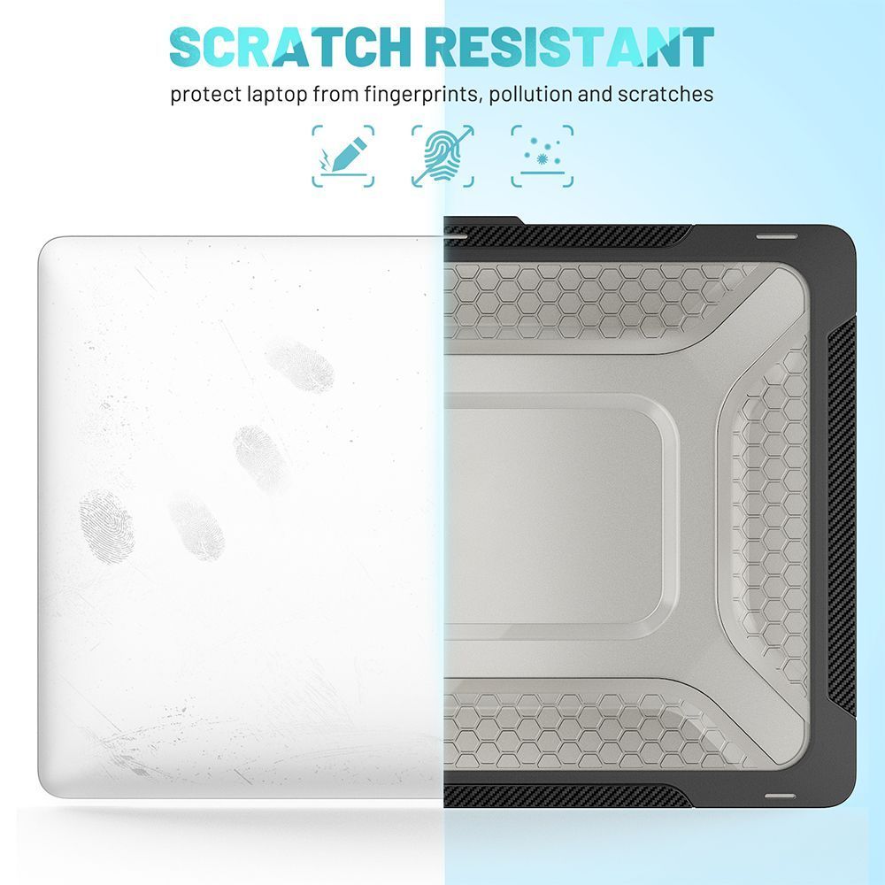 Θήκη για MacBook Sonique Icy Guardian με Βάση Στήριξης Apple Mac Book Pro 14" 2021/2023 Μαύρο