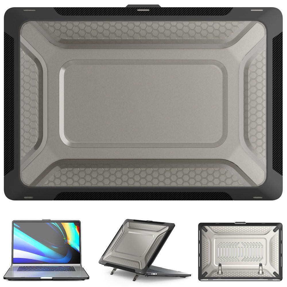 Θήκη για MacBook Sonique Icy Guardian με Βάση Στήριξης Apple MacBook Pro 16" 2021/2023 Μαύρο