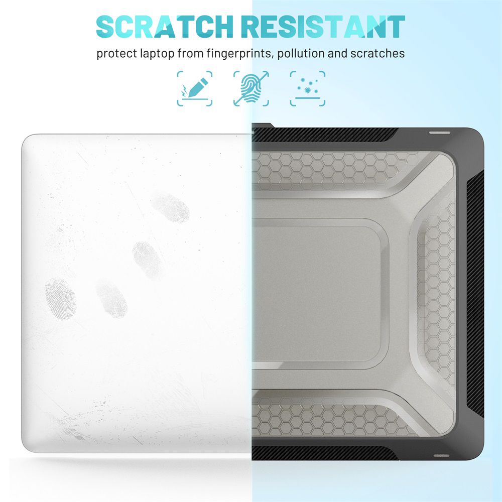 Θήκη για MacBook Sonique Icy Guardian με Βάση Στήριξης Apple MacBook Pro 16" 2021/2023 Μαύρο