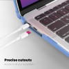 Θήκη για MacBook Sonique Icy με Βάση Στήριξης Apple MacBook Air 13" 2018/2020 Γαλάζιο