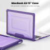 Θήκη για MacBook Sonique Icy με Βάση Στήριξης Apple MacBook Air 13" 2018/2020 Μωβ