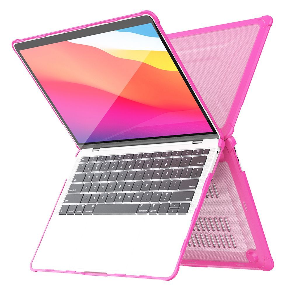 Θήκη για MacBook Sonique Icy με Βάση Στήριξης Apple MacBook Air 13" 2018/2020 Ροζ