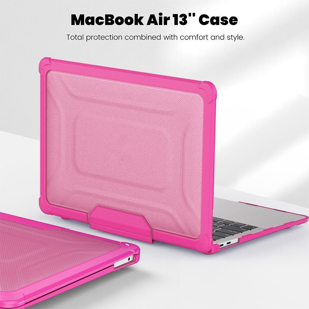 Θήκη για MacBook Sonique Icy με Βάση Στήριξης Apple MacBook Air 13" 2018/2020 Ροζ