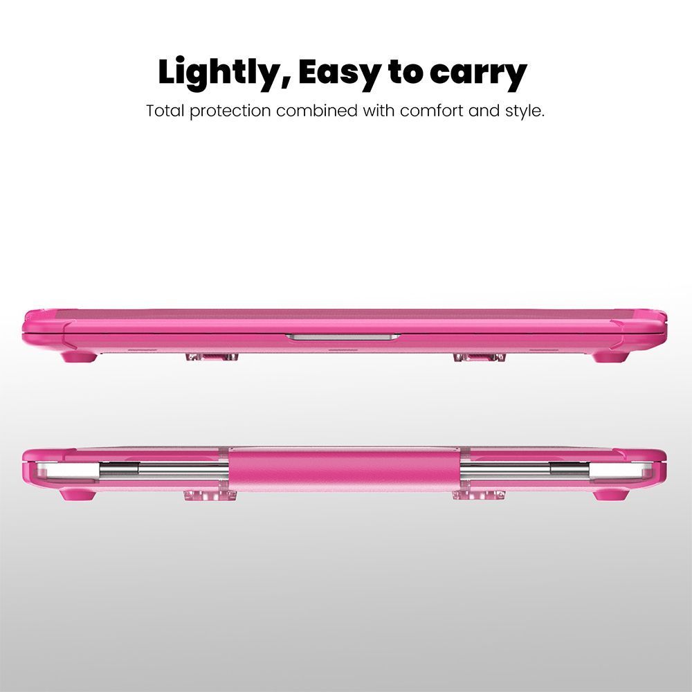 Θήκη για MacBook Sonique Icy με Βάση Στήριξης Apple MacBook Air 13" 2018/2020 Ροζ