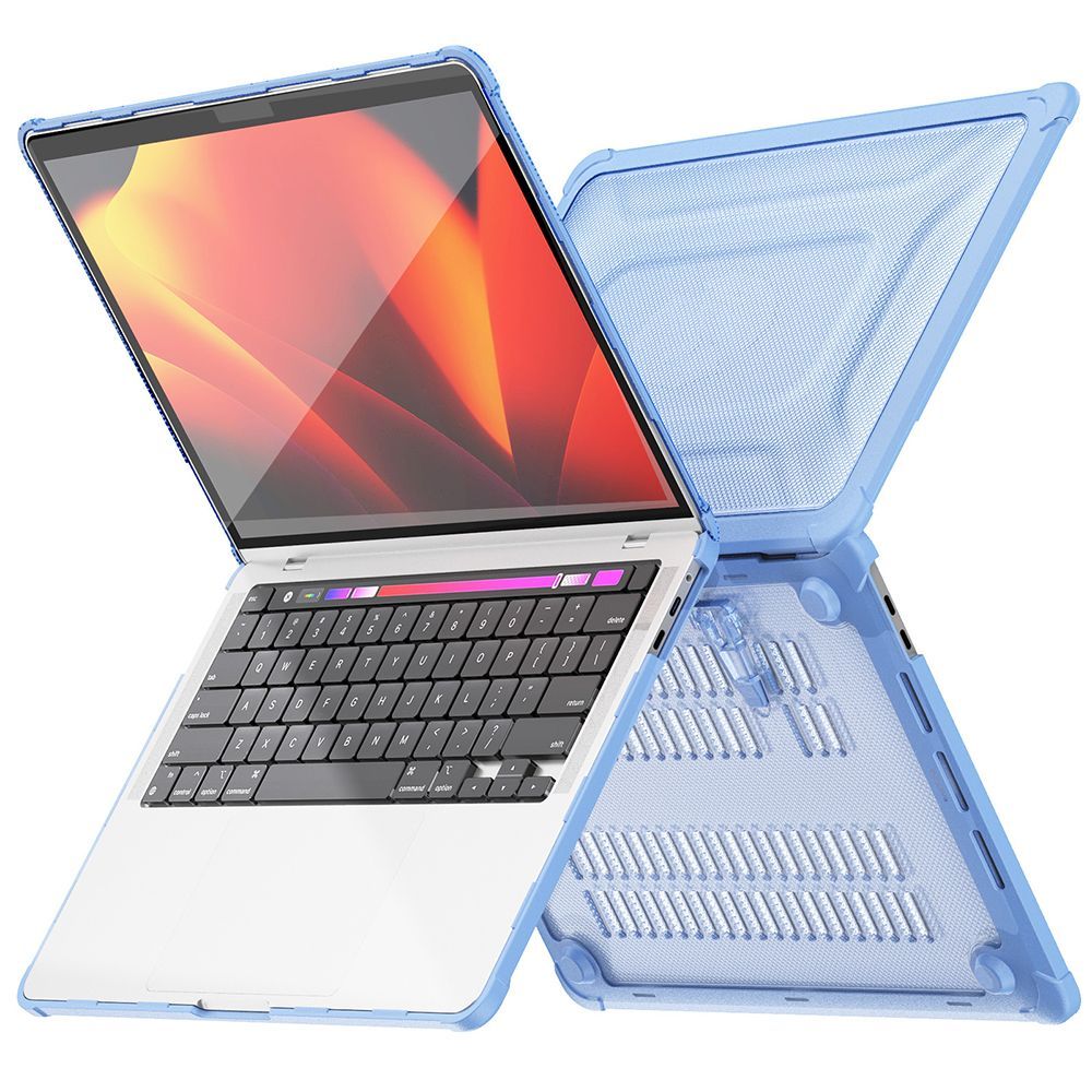 Θήκη για MacBook Sonique Icy με Βάση Στήριξης Apple MacBook Pro 13" 2018/2020/2022 Γαλάζιο