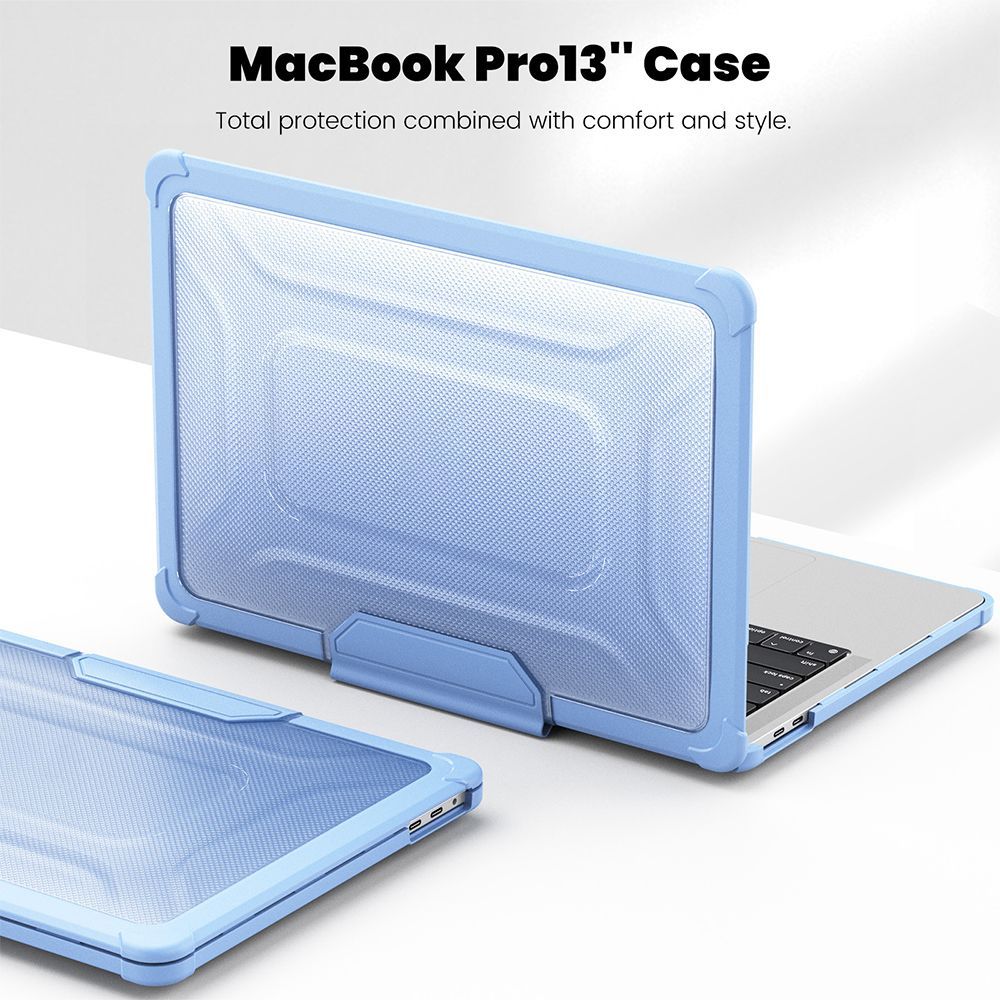Θήκη για MacBook Sonique Icy με Βάση Στήριξης Apple MacBook Pro 13" 2018/2020/2022 Γαλάζιο