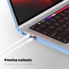 Θήκη για MacBook Sonique Icy με Βάση Στήριξης Apple MacBook Pro 13" 2018/2020/2022 Γαλάζιο