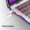 Θήκη για MacBook Sonique Icy με Βάση Στήριξης Apple MacBook Pro 13" 2018/2020/2022 Μωβ