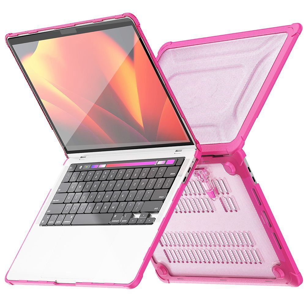 Θήκη για MacBook Sonique Icy με Βάση Στήριξης Apple MacBook Pro 13" 2018/2020/2022 Ροζ