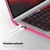 Θήκη για MacBook Sonique Icy με Βάση Στήριξης Apple MacBook Pro 13" 2018/2020/2022 Ροζ