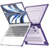 Θήκη για MacBook Sonique Icy με Βάση Στήριξης Apple MacBook Air 13.6" 2022 Μωβ