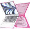 Θήκη για MacBook Sonique Icy με Βάση Στήριξης Apple MacBook Air 13.6" 2022 Ροζ