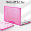 Θήκη για MacBook Sonique Icy με Βάση Στήριξης Apple MacBook Air 13.6" 2022 Ροζ