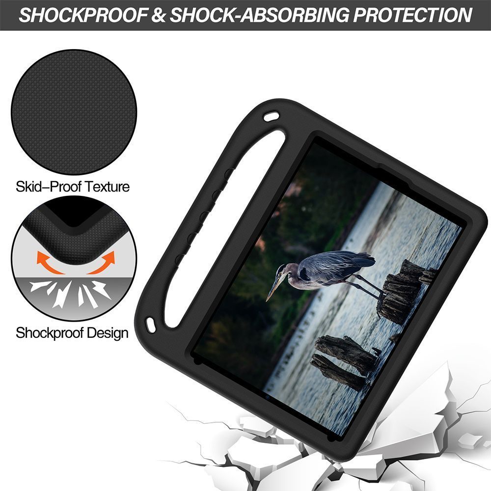 Θήκη Tablet Sonique Jazzy Kidsafe με Χειρολαβή για Apple iPad Air/Air 2/Pro 9.7"/iPad 9.7" 2017/iPad 9.7" 2018 Μαύρο