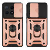 Θήκη Ring Armor CamPro Sonique για Xiaomi Poco X6 Pro 5G Ροζ Χρυσό