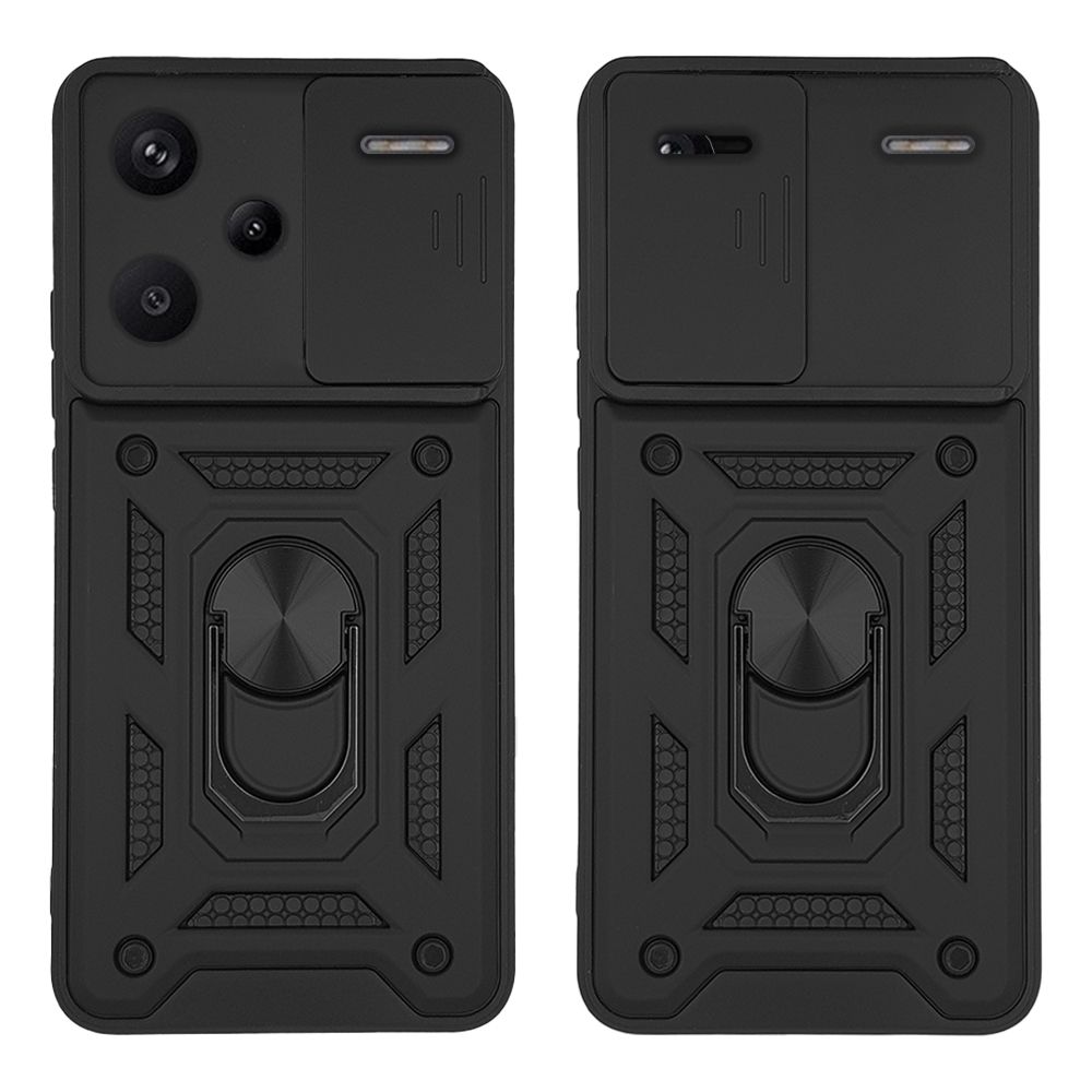Θήκη Ring Armor CamPro Sonique για Xiaomi Redmi Note 13 Pro Plus 5G Μαύρο