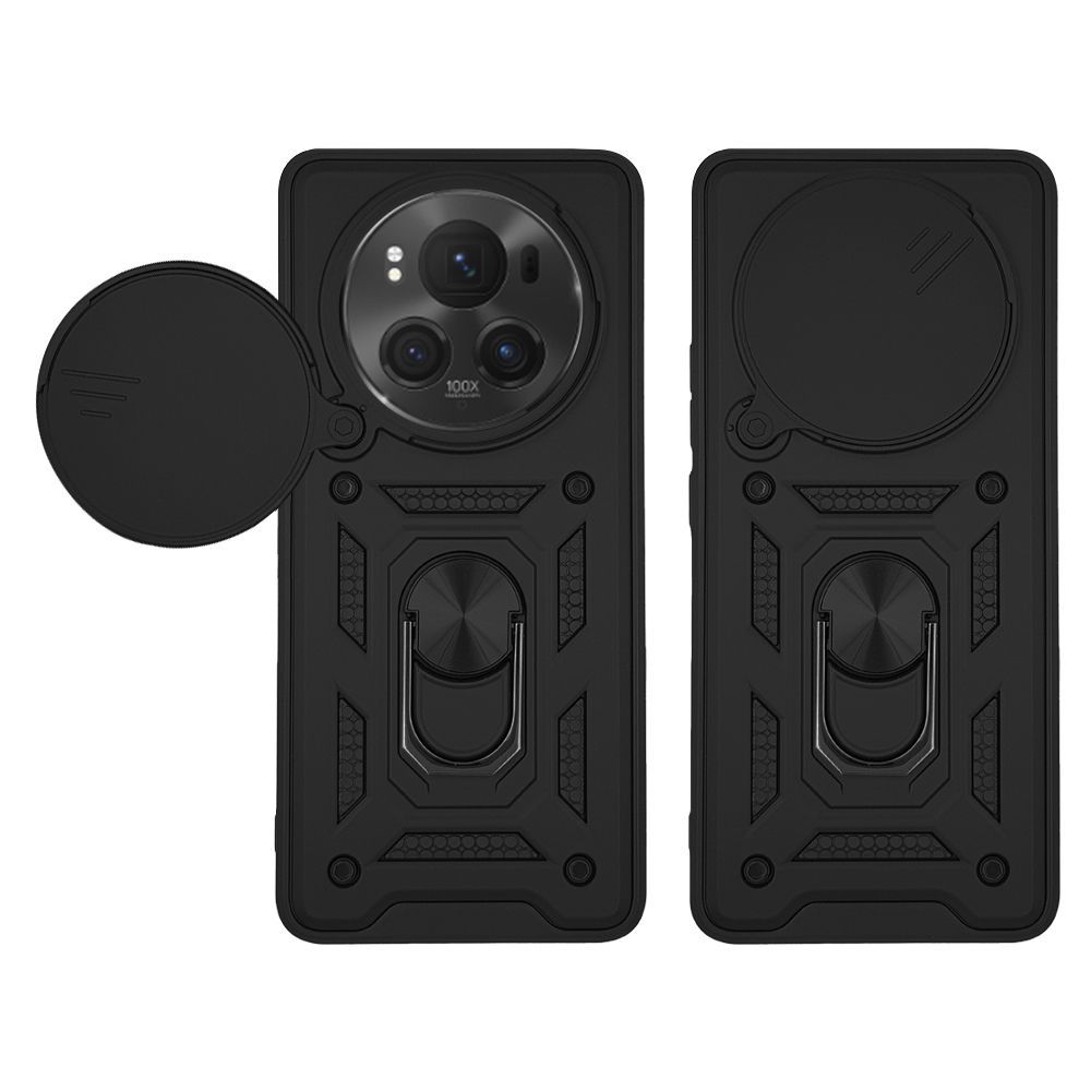 Θήκη Ring Armor CamPro Sonique Honor Magic6 Pro 5G Μαύρο