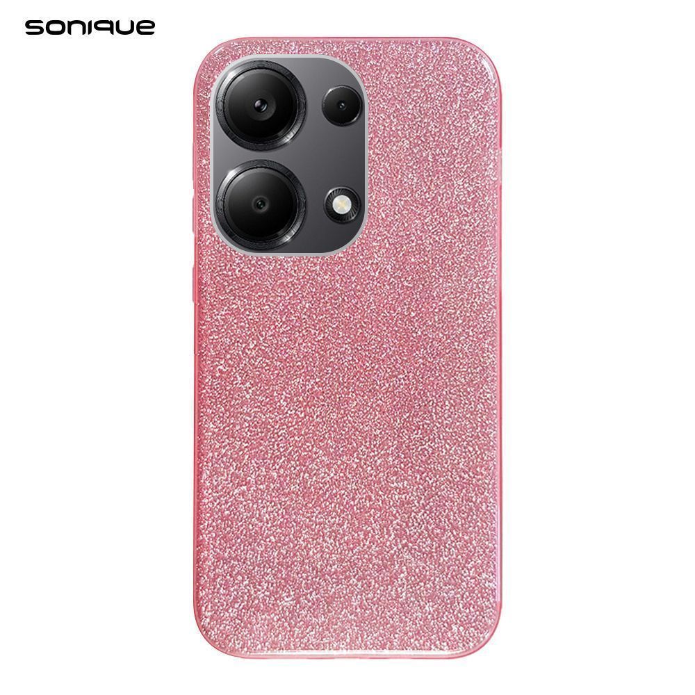 Θήκη Σιλικόνης Sonique Shiny Xiaomi Redmi Note 13 Pro 4G / Poco M6 Pro 4G / Redmi Note 14S Ροζ