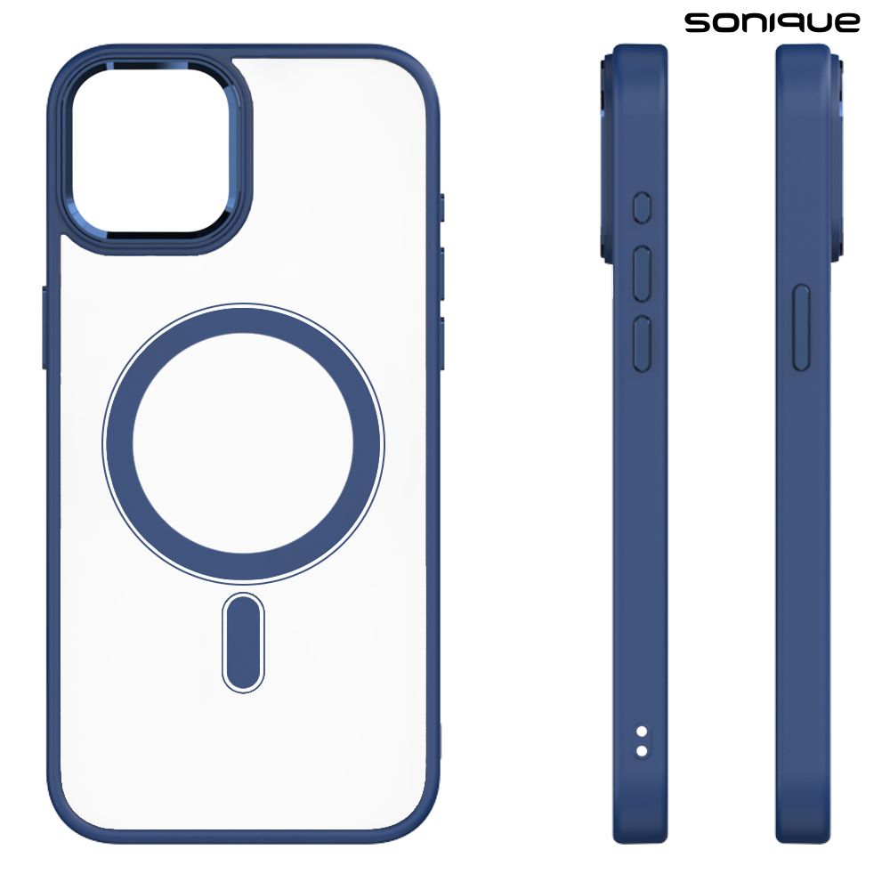 Θήκη Magnetic MagMetal Sonique Apple iPhone 12 Pro Max Μπλέ