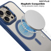 Θήκη Magnetic MagMetal Sonique Apple iPhone 12 Pro Max Μπλέ