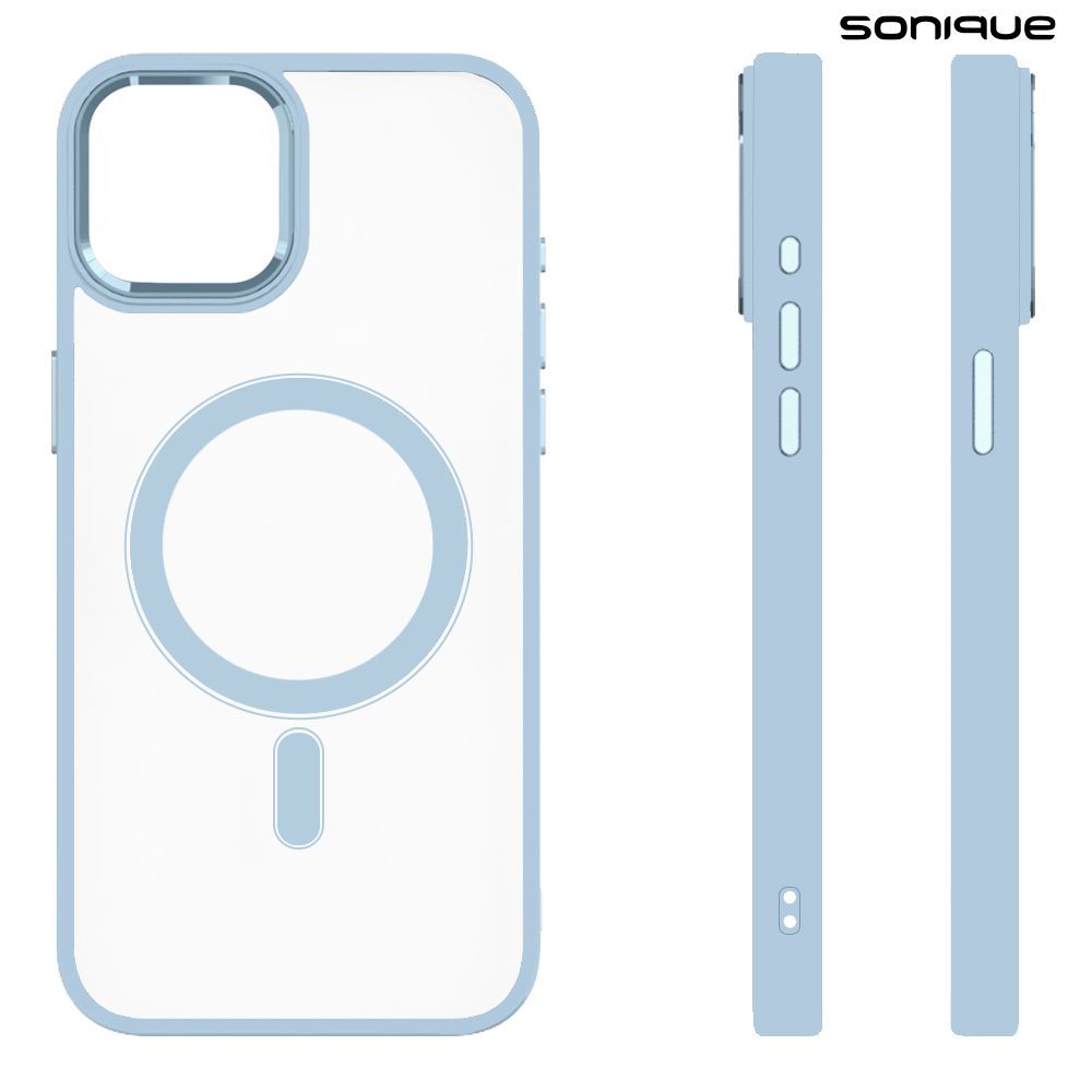 Θήκη Magnetic MagMetal Sonique Apple iPhone 12 / iPhone 12 Pro Γαλάζιο