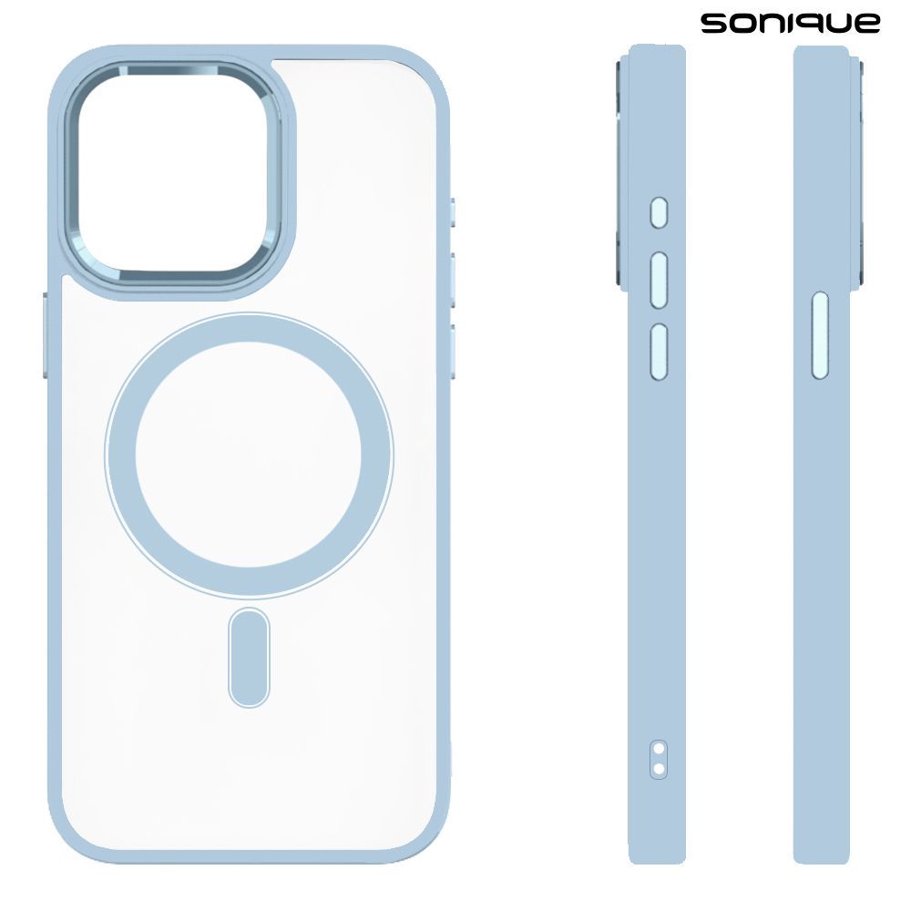 Θήκη Magnetic MagMetal Sonique Apple iPhone 13 Pro Γαλάζιο