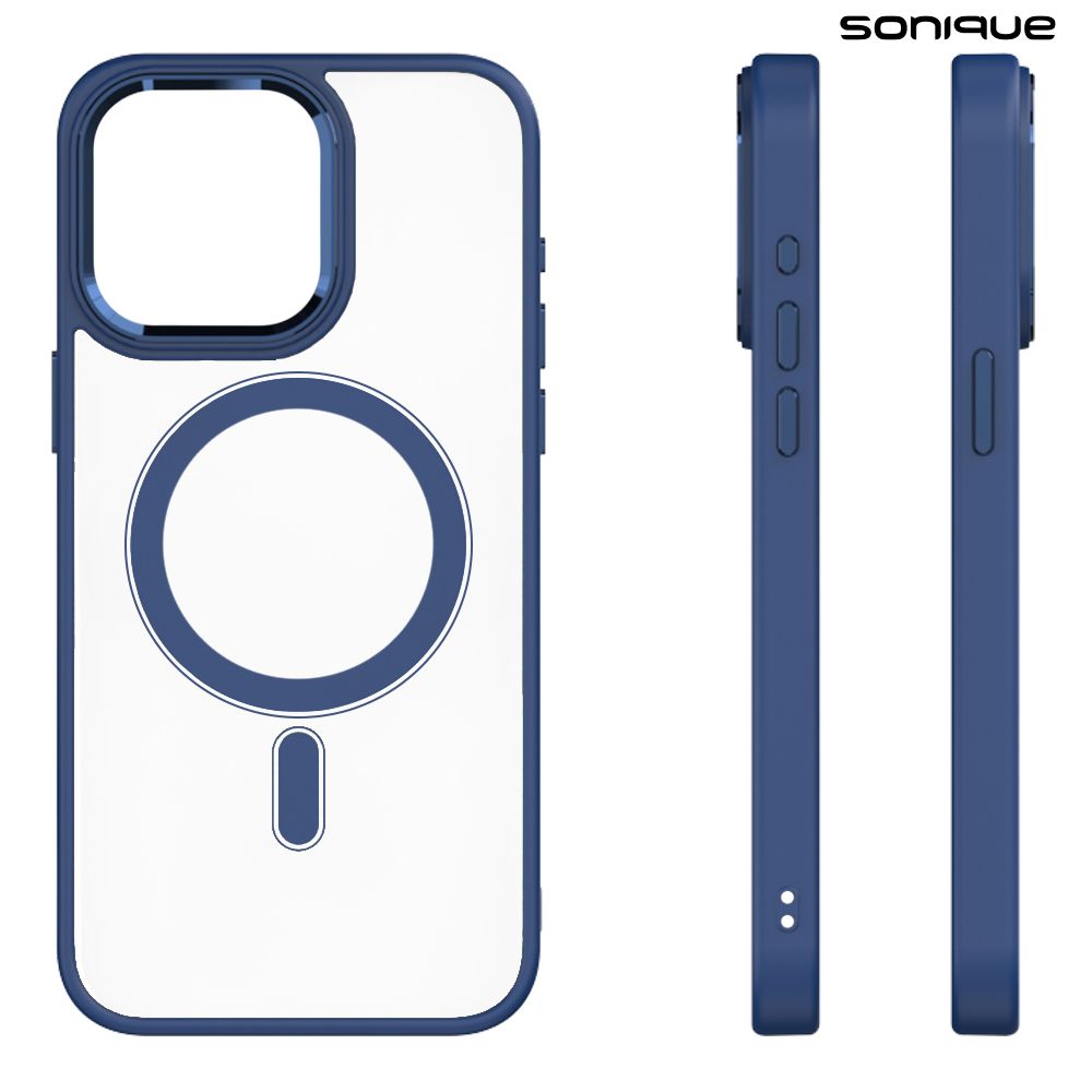 Θήκη Magnetic MagMetal Sonique Apple iPhone 13 Pro Μπλέ