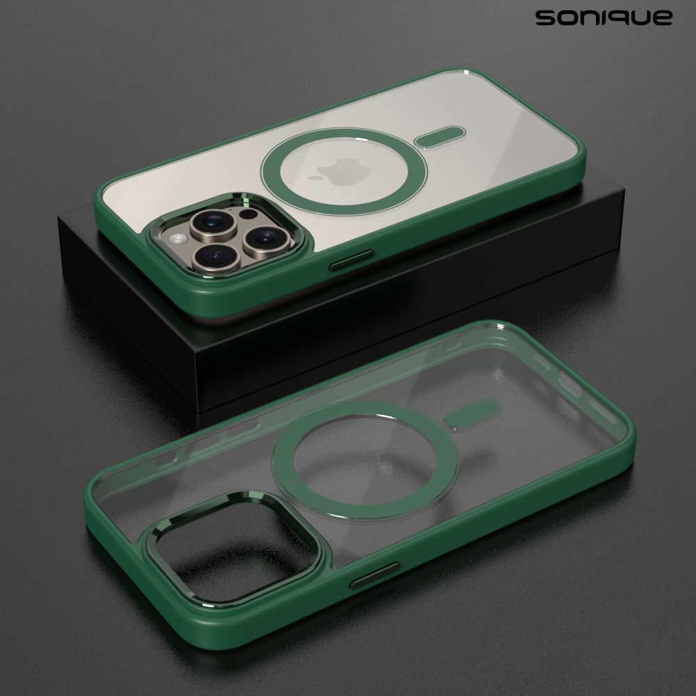 Θήκη Magnetic MagMetal Sonique Apple iPhone 13 Pro Πράσινο