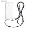 Θήκη Σιλικόνης με Κορδόνι Sonique Armor Clear Samsung Galaxy S24 Rainbow Μαύρο