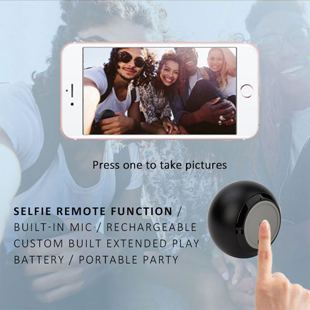 Ηχεία Bluetooth Sonique Mini TWS Double Luxury Beat Μαύρο