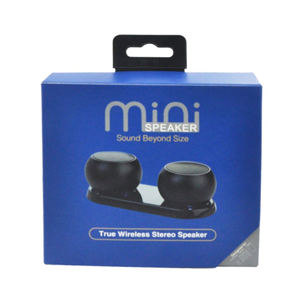 Ηχεία Bluetooth Sonique Mini TWS Double Luxury Beat Μαύρο