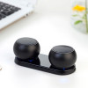 Ηχεία Bluetooth Sonique Mini TWS Double Luxury Beat Ροζ Χρυσό