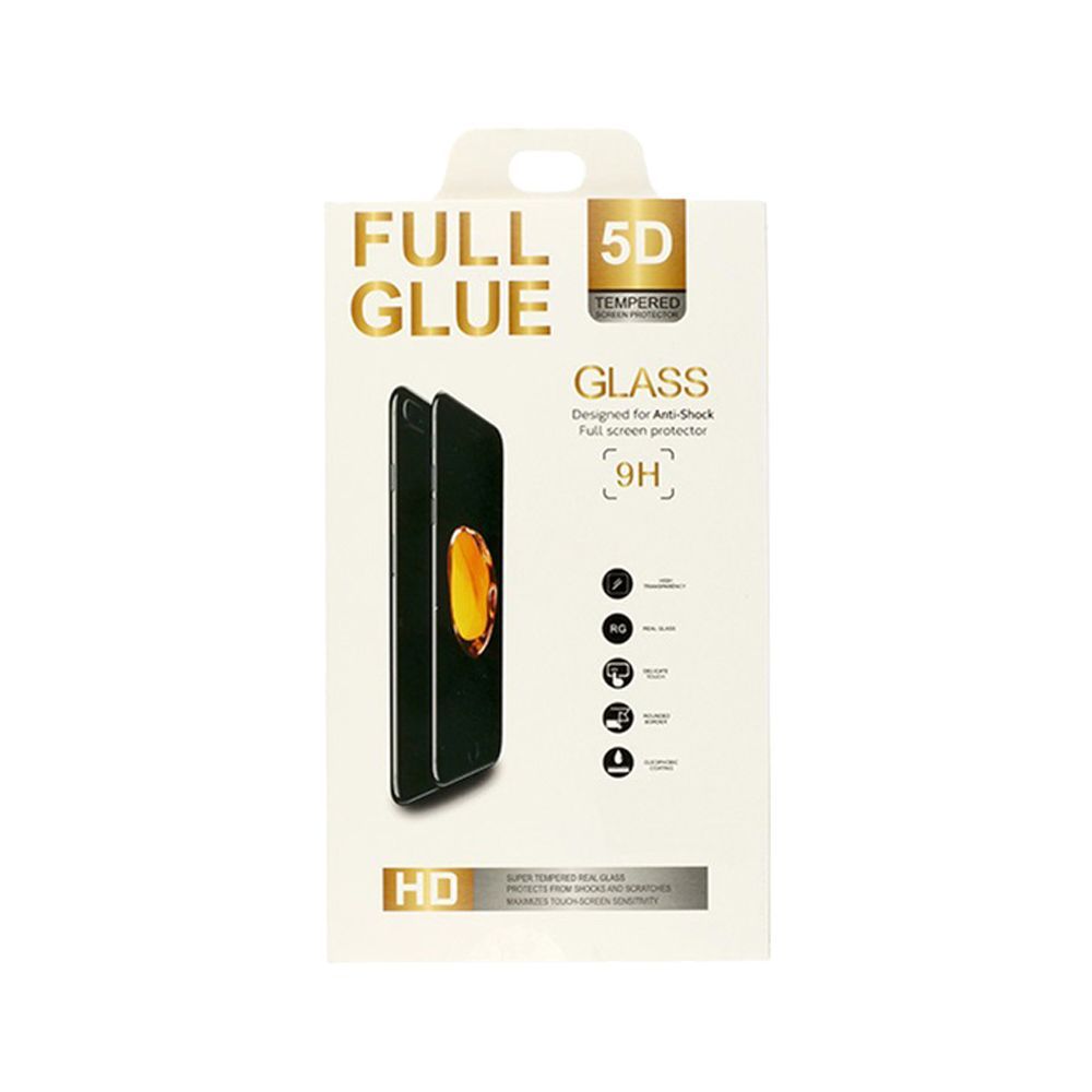 5D Full Glue 9H Tempered Glass Apple iPhone 13 / iPhone 13 Pro / iPhone 14 / iPhone 16e / iPhone 17e Μαύρο