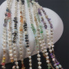 Κολιέ Λουράκι Sonique Gemstone από Πέτρα &amp; Ακρυλικό 120cm για Κινητό Μαύρο
