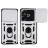 Θήκη Ring Armor CamPro Sonique για Xiaomi Poco F6 5G Ασημί
