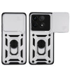 Θήκη Ring Armor CamPro Sonique για Xiaomi Poco F6 Pro 5G Ασημί