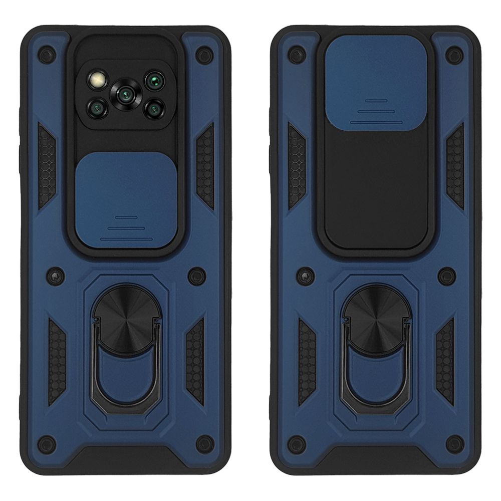 Θήκη Ring Armor CamPro Sonique για Xiaomi Poco X3 NFC / Poco X3 Pro Μπλέ