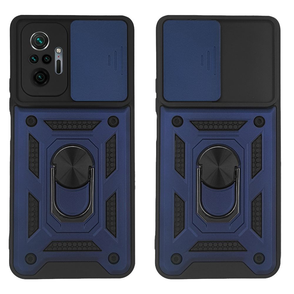 Θήκη Ring Armor CamPro Sonique για Xiaomi Redmi Note 10 Pro Μπλέ
